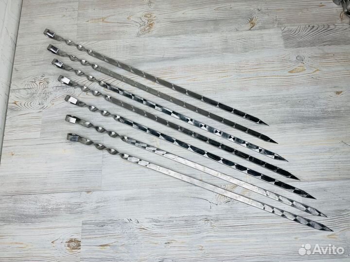 Ш16*65 Шампур без ручки Кольцо для Люля и шашлыка