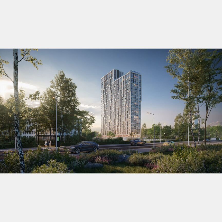 1-к. квартира, 45,5 м², 9/28 эт.