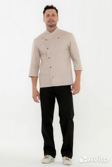 Китель поварской мужской белый