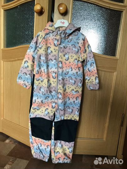 Комбинезон softshell на флисе 80,86,92 name it