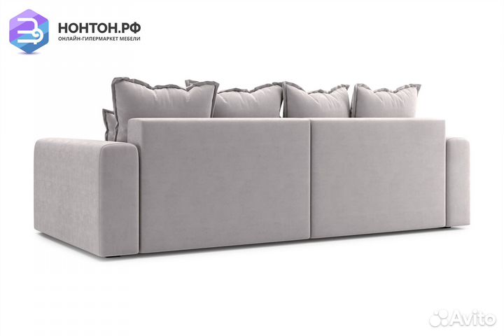 Диван угловой тик-так Омега бежевый