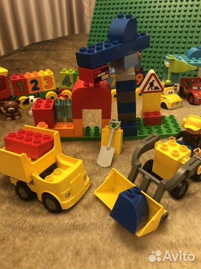 Lego duplo 8 наборов оригинал + 2 аналога+пластина