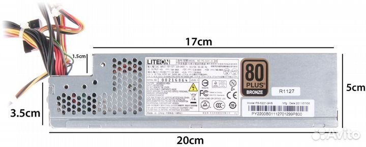 Блок питания ATX 220W Liteon PS-5221-9