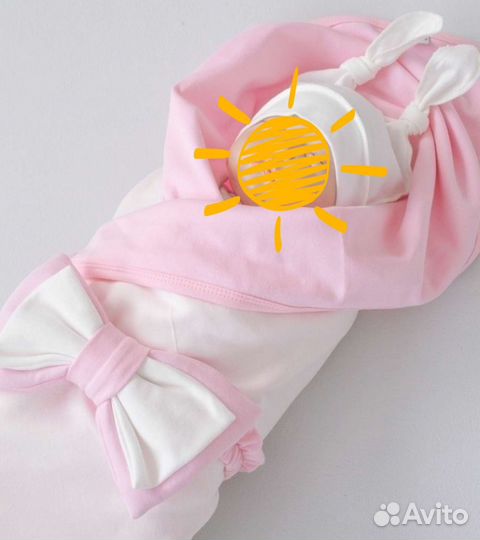 Комплект на выписку для девочки лето