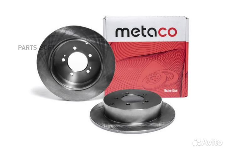 Metaco 3060-025 Диск тормозной задний