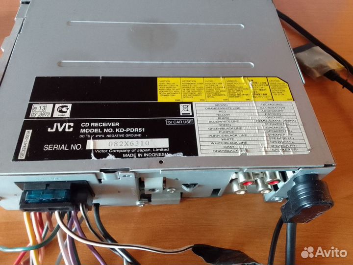 Авто магнитола jvc KD PDR 51