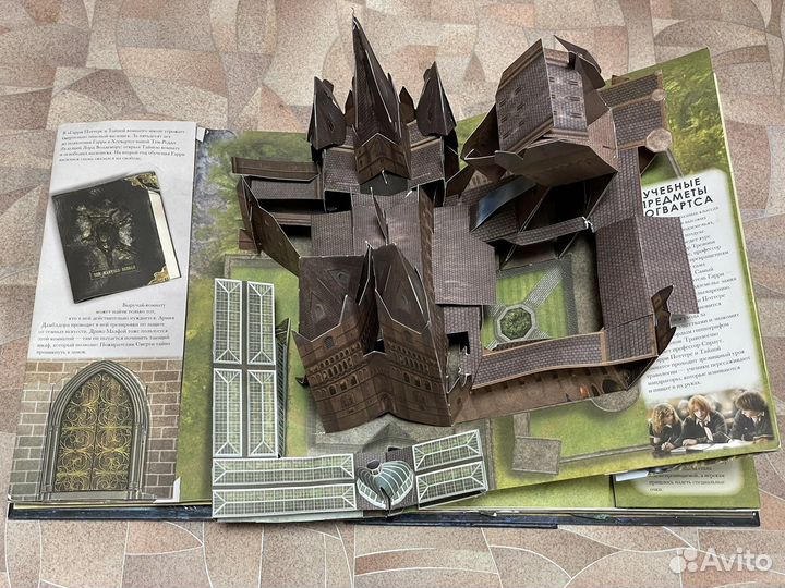 Карта трехмерная Хогвартса и Хогсмида Гарри Поттер