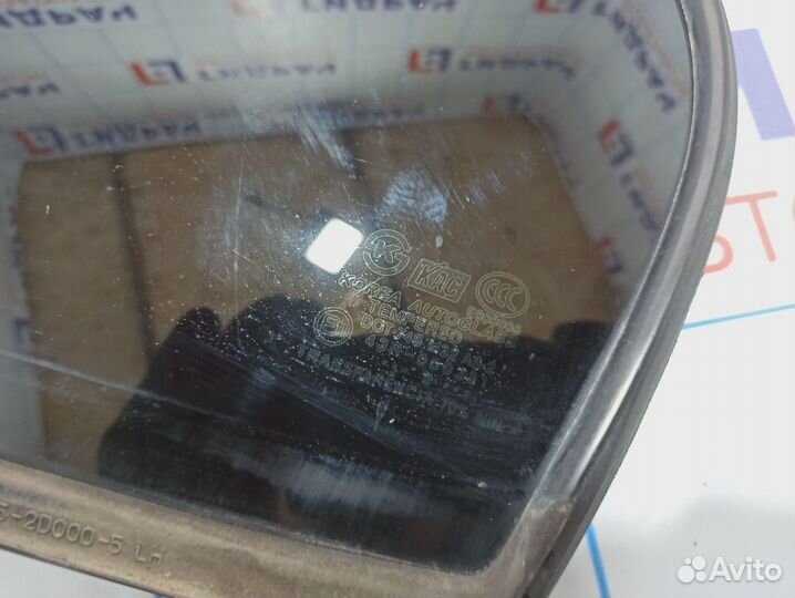 Стекло двери задней левой форточка Hyundai Elantra