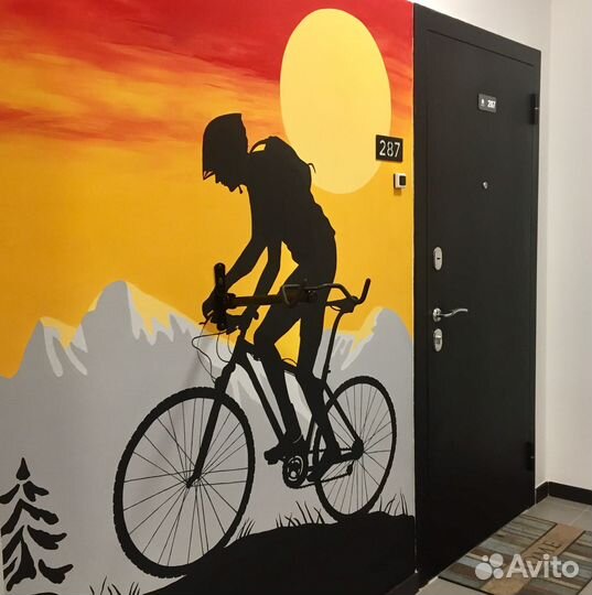 Роспись стен Художник Роспись досок Роспись одежды