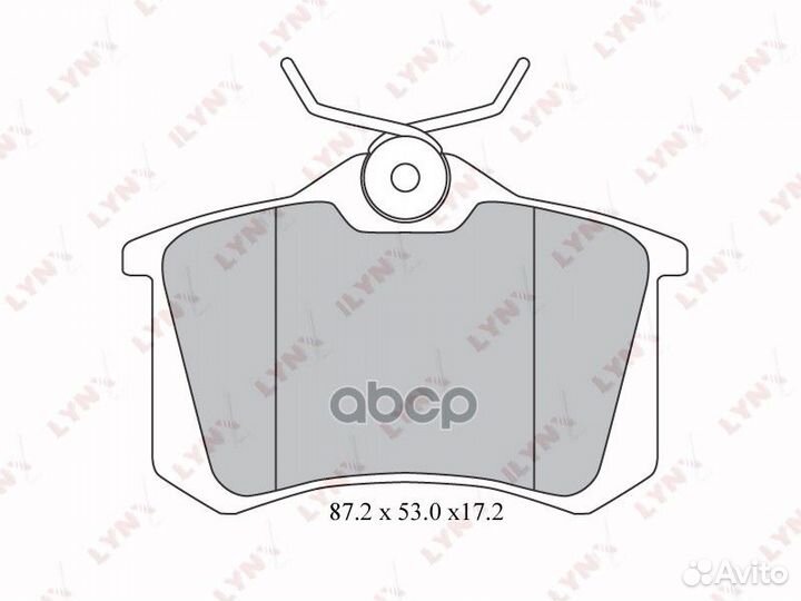 Колодки тормозные задние подходит для audi A1 1