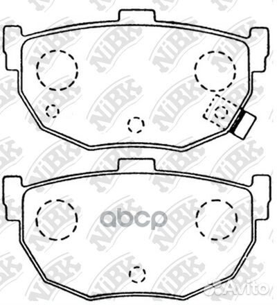 PN2130nibk колодки дисковые з. Nissan Maxima 3