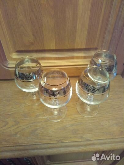 Бокалы для коньяка (виски) хрусталь Богемия