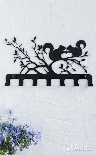 Металлическая ключница/вешалка/крючок