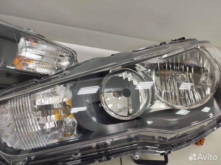 Фара правая фара левая Mitsubishi Lancer 10 Лансер