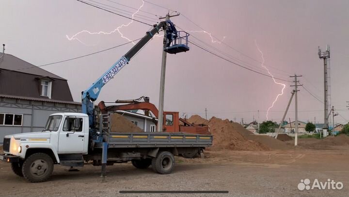 Аренда и услуги манипулятора, стрела 3 т, 9.6 м, борт 5.4 м