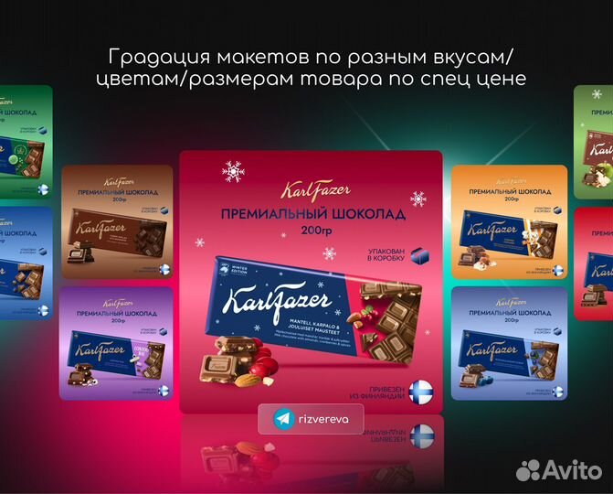 Инфографика для маркетплейсов Видеообложки озон