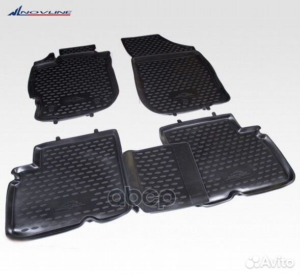 Коврики в салон nissan Almera, 2012, 4 шт