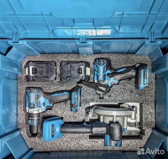 Аккумуляторный набор makita 5 в 1