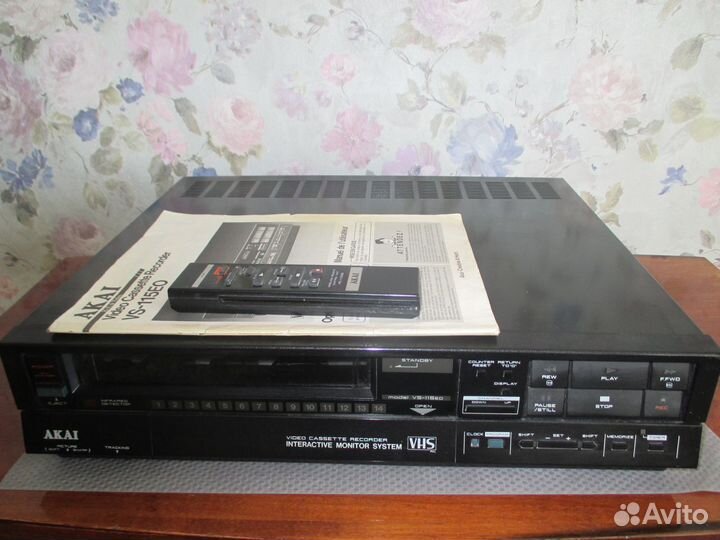 Видеомагнитофон Akai-VS115EO 1985г.в