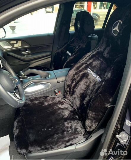 Меховые накидки из натуральной овчины на сидения