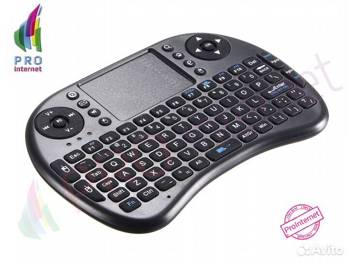 Мини Клавиатура(Русский язык) с Подсветкой, тачпад
