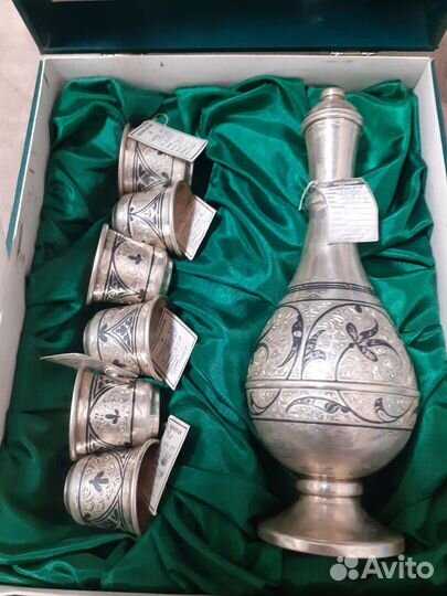 Набор для крепких напитков Кубачи серебро 875