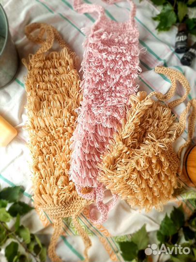 Мочалка ручной работы