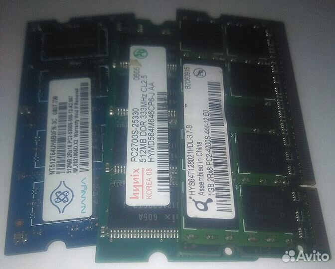 Оперативная память для ноутбука DDR