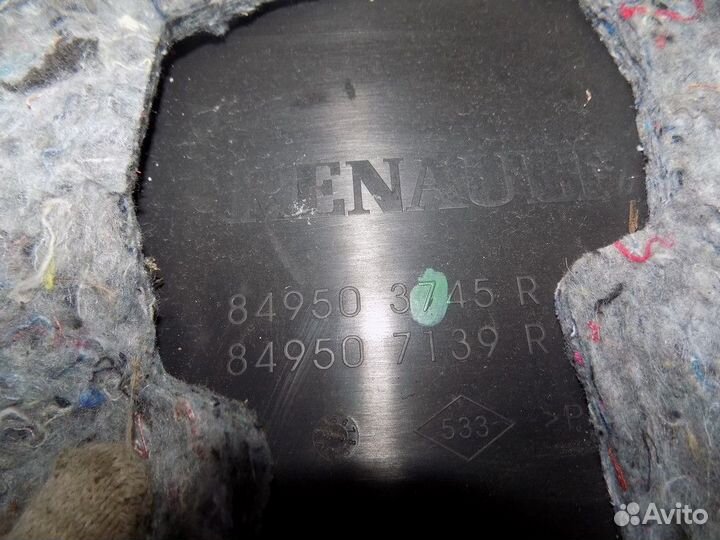 Обшивка багажника Duster 2012