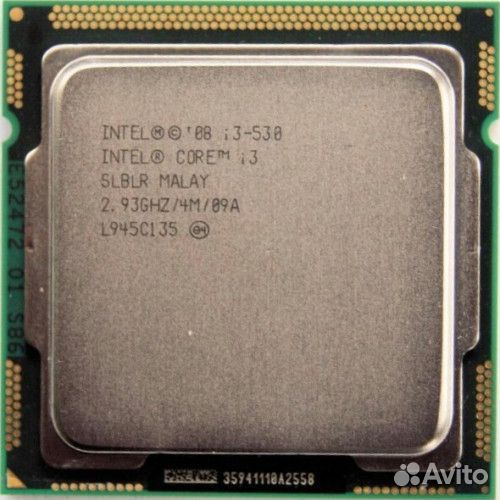 Процессор Intel Core i3-530(1156, 2930Mhz 2c/2t)