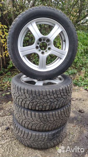 Колеса r16 205/55 Weds+Dunlop