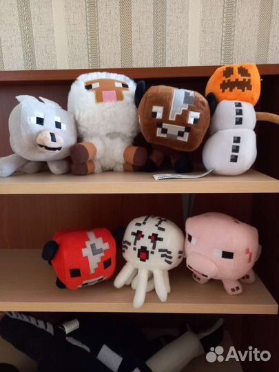 Мягкие игрушки майнкрафт