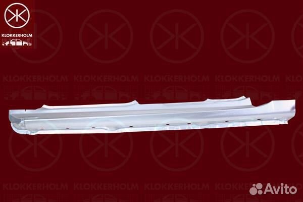 Порог ремонтный Ford Fiesta 6 08-13 5d