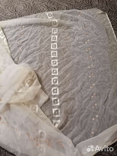 Шторы с ламбрекеном, тюль