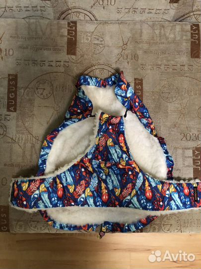 Зимняя попона (жилет) для собак мелких пород