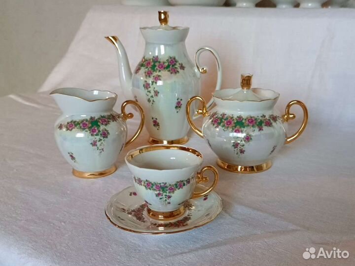 Кофейный сервиз.Дружковский фарфоровый завод