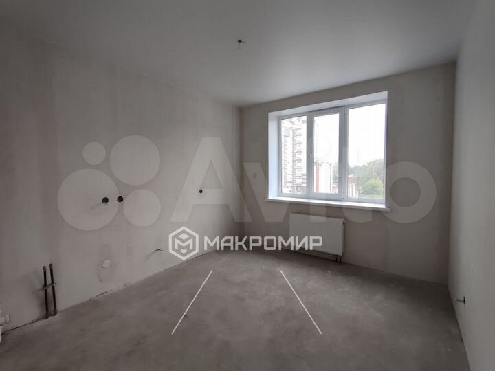 2-к. квартира, 53,4 м², 7/17 эт.