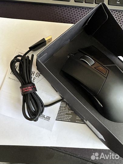 Игровая проводная мышь Asus ROG gladius II core