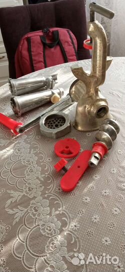 Мясорубка с приставкой-соковыжималкой