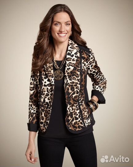 Chico'S Maybell leopard mix
