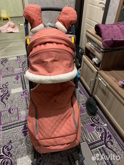 Детские санки коляска