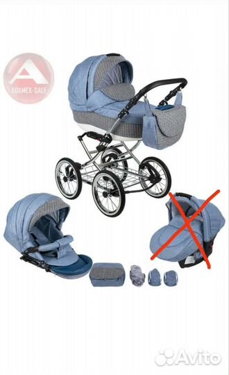 Коляска 2 в 1 adamex katrina