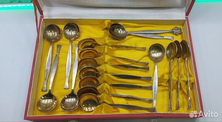 П.9801 Ложки чайные 17шт с кейсом