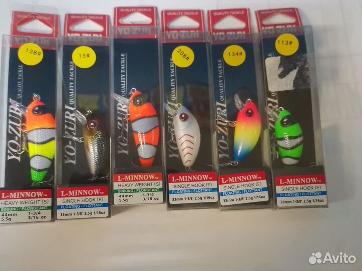 Воблеры юзури для ултра лайта