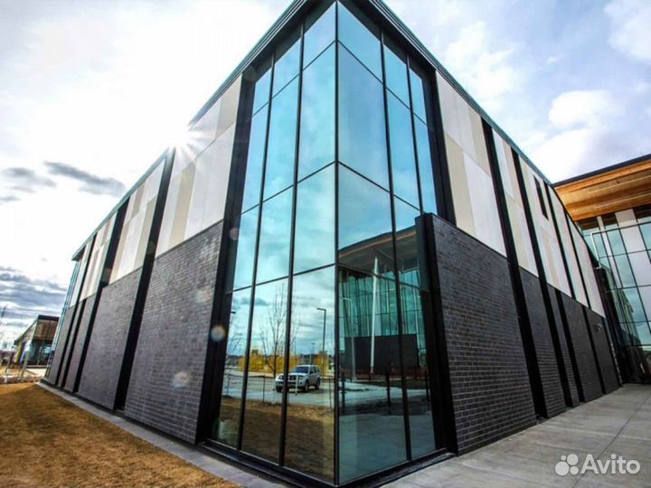 Ремонт окон, стеклопакет обычный RAL2417