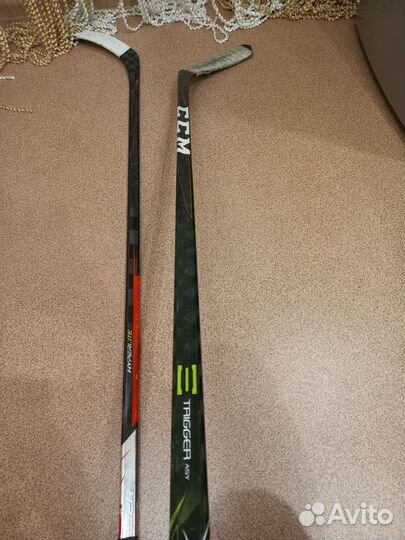 Клюшка хоккейная bauer hyperlite,ссм