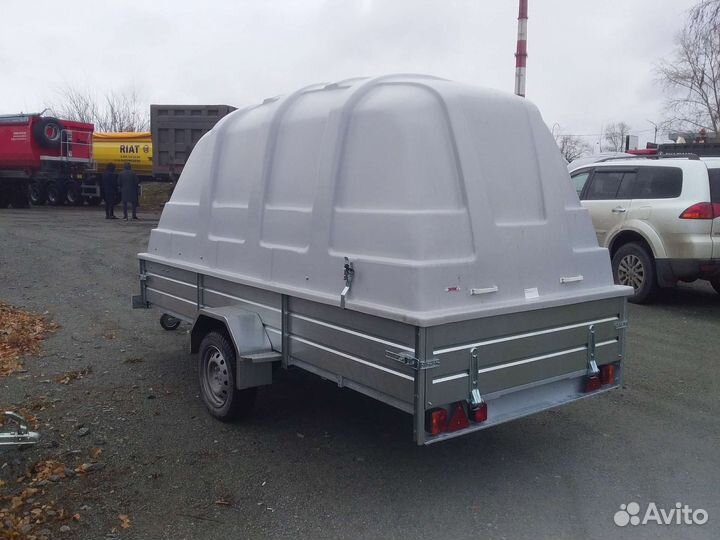 Прицеп легковой Лав-81012А 3.5*1.5 с крышкой jaxal