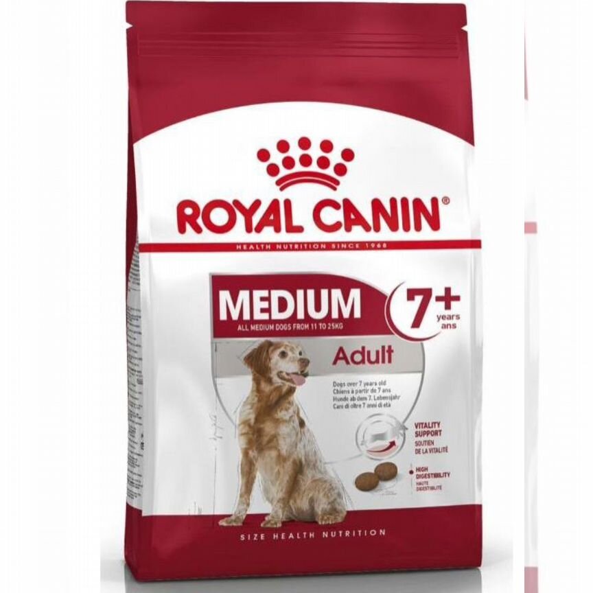 Royal Canin Medium Adult 7  д/стареющих собак 15 кг