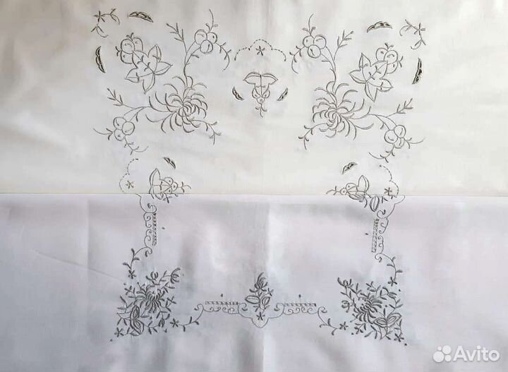 Скатерти винтаж вышивка мадейра