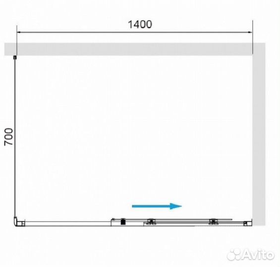 Душевой уголок RGW Passage PA-177 140x70